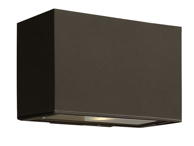 Atlantis Small Up/Down Light Wall Mount Lantern in Bronze - Lamps Expo