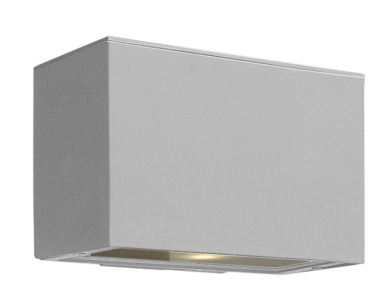 Atlantis Small Down Light Wall Mount Lantern in Titanium - Lamps Expo