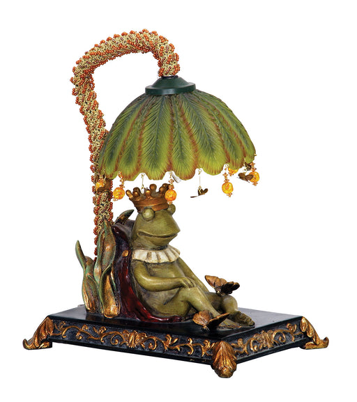 Sleeping King Frog Accent Lamp