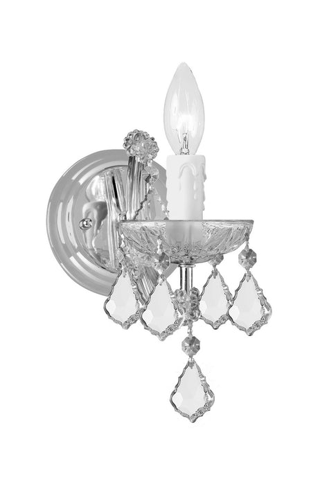 Maria Theresa 1 Light Wall Mount in Polished Chrome - Lamps Expo
