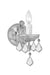 Maria Theresa 1 Light Wall Mount in Polished Chrome - Lamps Expo