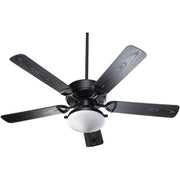 Estate Patio Traditional Patio Fan in Matte Black