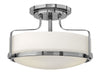 Harper Medium Semi-Flush Mount in Chrome