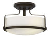 Harper Medium Semi-Flush Mount in Oil Rubbed Bronze