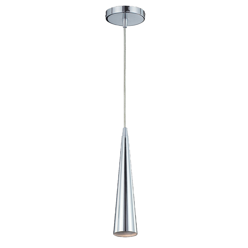 Sliver 1-Light Pendant in Chrome