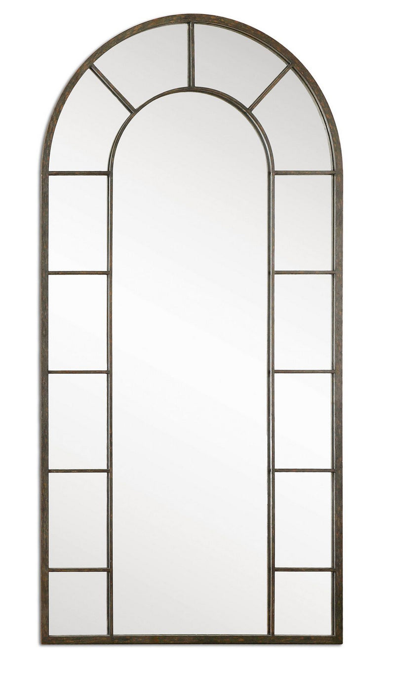 Uttermost's Dillingham Black Arch Mirror