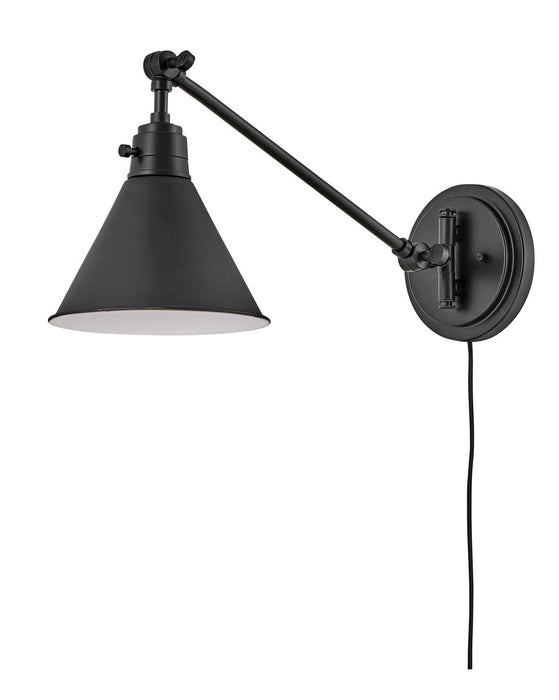 Arti Small Single Light Sconce in Black