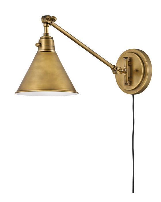 Arti Small Single Light Sconce in Heritage Brass