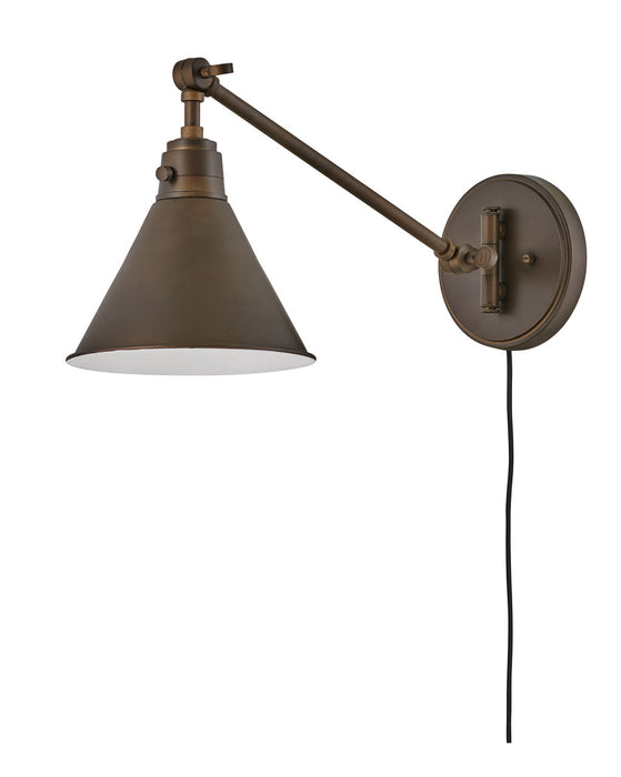 Arti Small Single Light Sconce in Olde Bronze