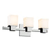 Milford 3-Light Bath Bracket in Polished Chrome - Lamps Expo