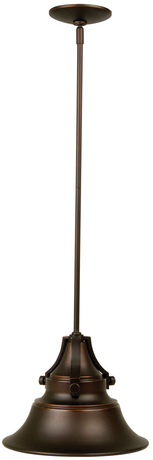 Union 1-Light Pendant in Oiled Bronze Gilded