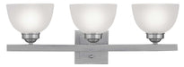 Somerset 3 Light Bath Vanity in Brushed Nickel