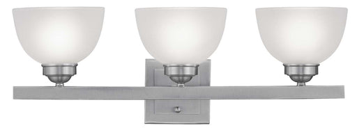 Somerset 3 Light Bath Vanity in Brushed Nickel
