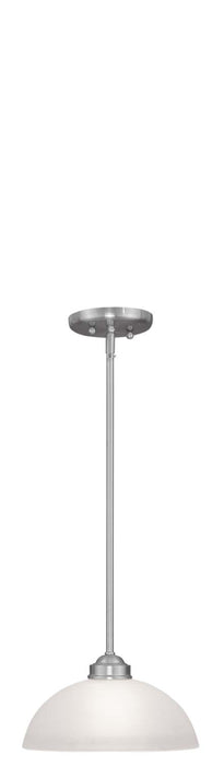 Somerset 1 Light Pendant in Brushed Nickel