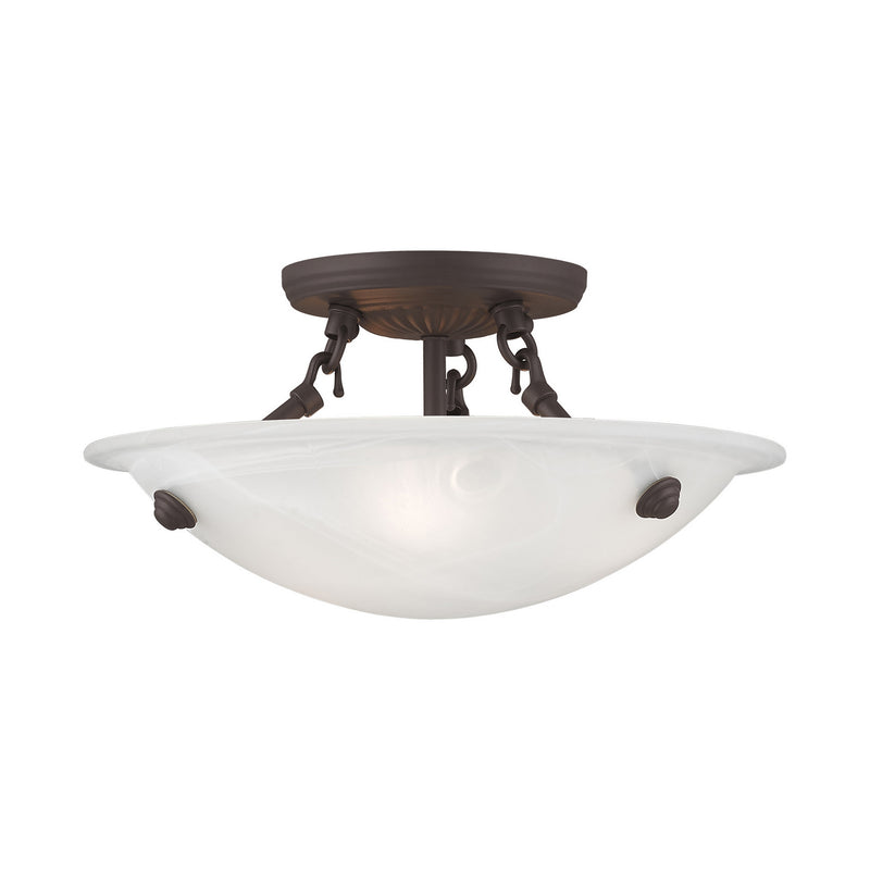 Oasis 3 Light Ceiling Mount in Bronze