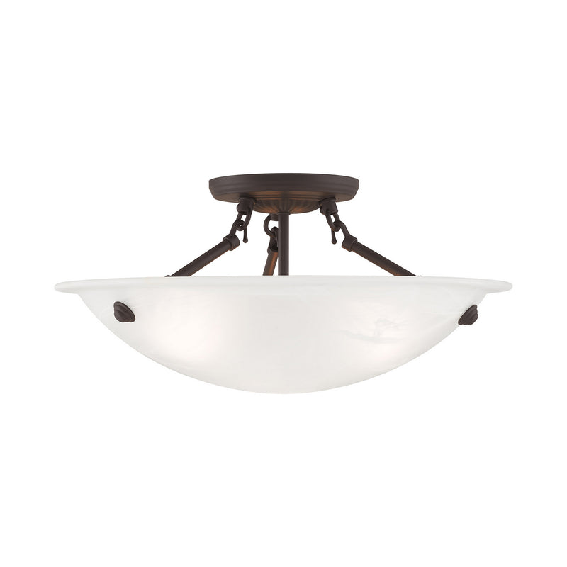 Oasis 3 Light Ceiling Mount in Bronze