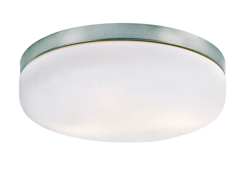 Carmel 3-Light Flushmount in Brushed Nickel - Lamps Expo