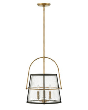 Tournon Medium Pendant in Heritage Brass