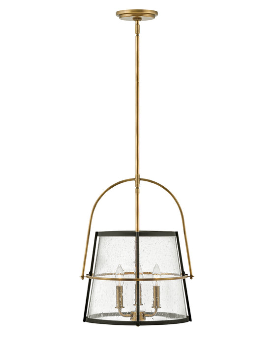 Tournon Medium Pendant in Heritage Brass