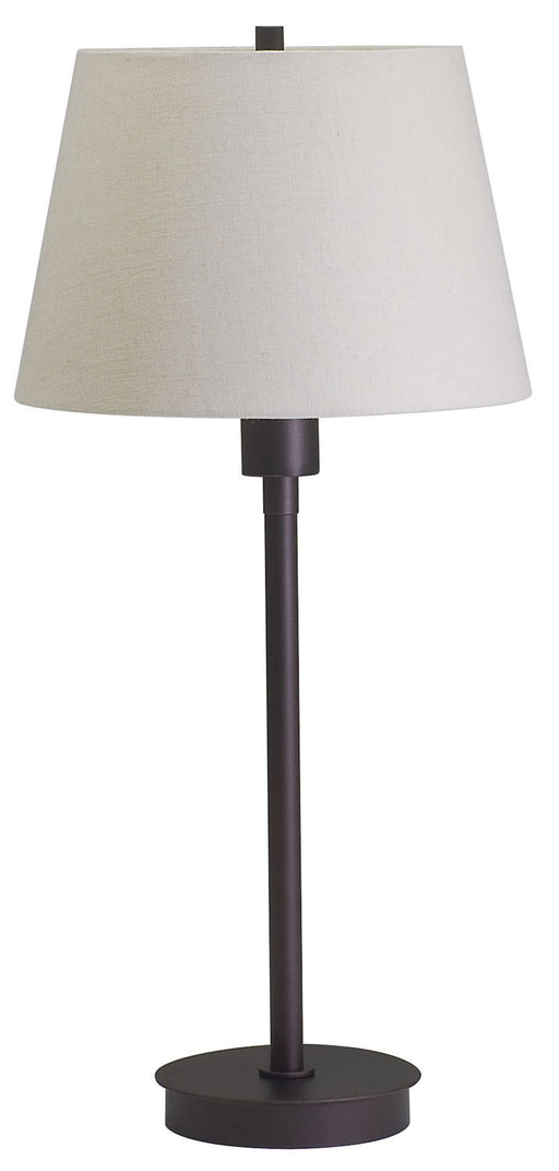 Generation Collection 25.5 Inch Table Lamp Chestnut Bronze with Off-White Linen Hardback