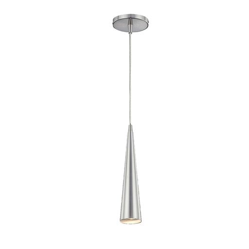 Sliver 1-Light Pendant in Satin Nickel