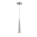 Sliver 1-Light Pendant in Satin Nickel