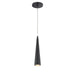 Sliver 1-Light Pendant in Black