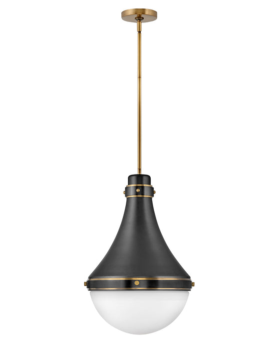 Oliver Medium Pendant in Black