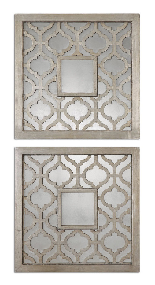 Uttermost's Sorbolo Squares Decorative Mirror Set/2 Designed by Grace Feyock