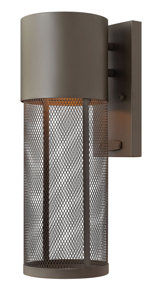 Aria Small Wall Mount Lantern in Buckeye Bronze