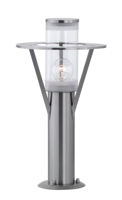 Belfast 1x100W Outdoor Path Light With Staineless Steel Finish & Clear Glass