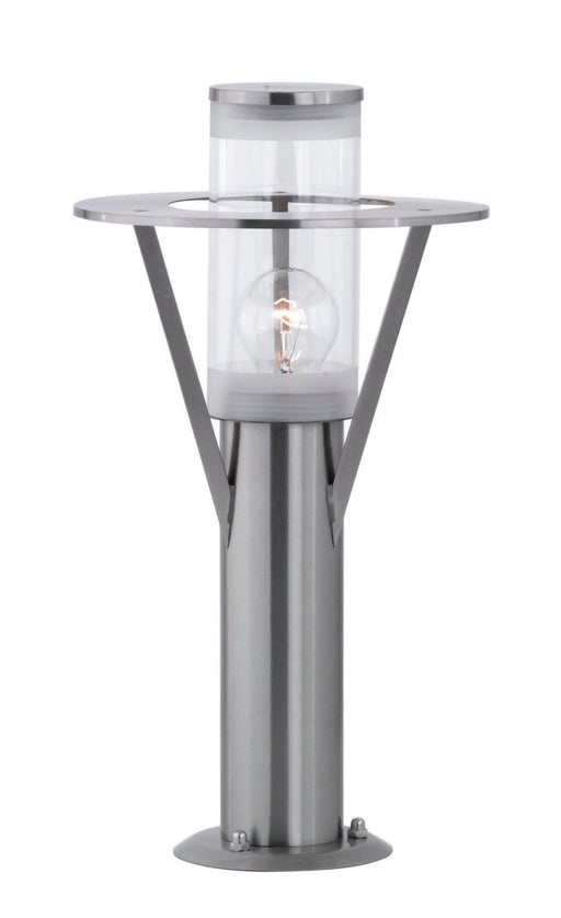 Belfast 1x100W Outdoor Path Light With Staineless Steel Finish & Clear Glass