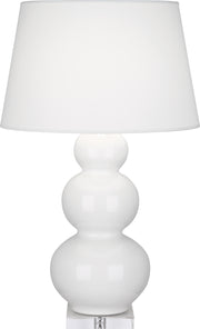 Robert Abbey (A351X) Triple Gourd Table Lamp with Lucite Base