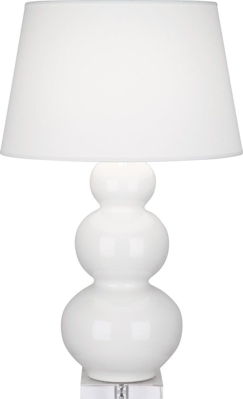 Robert Abbey (A351X) Triple Gourd Table Lamp with Lucite Base