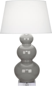 Robert Abbey (A359X) Triple Gourd Table Lamp with Lucite Base
