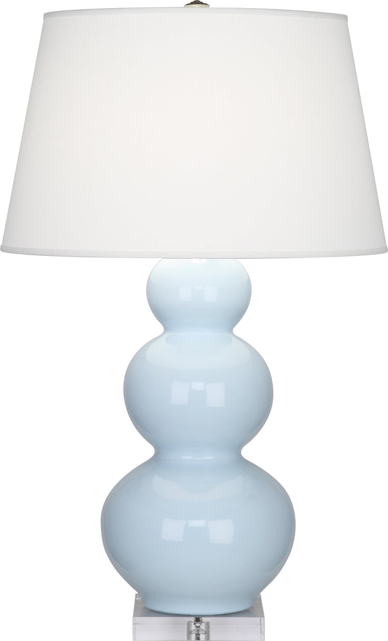 Robert Abbey (A361X) Triple Gourd Table Lamp with Lucite Base