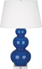Robert Abbey (A368X) Triple Gourd Table Lamp with Lucite Base