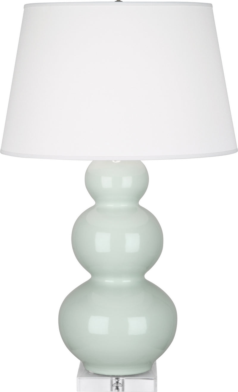Robert Abbey (A371X) Triple Gourd Table Lamp with Lucite Base