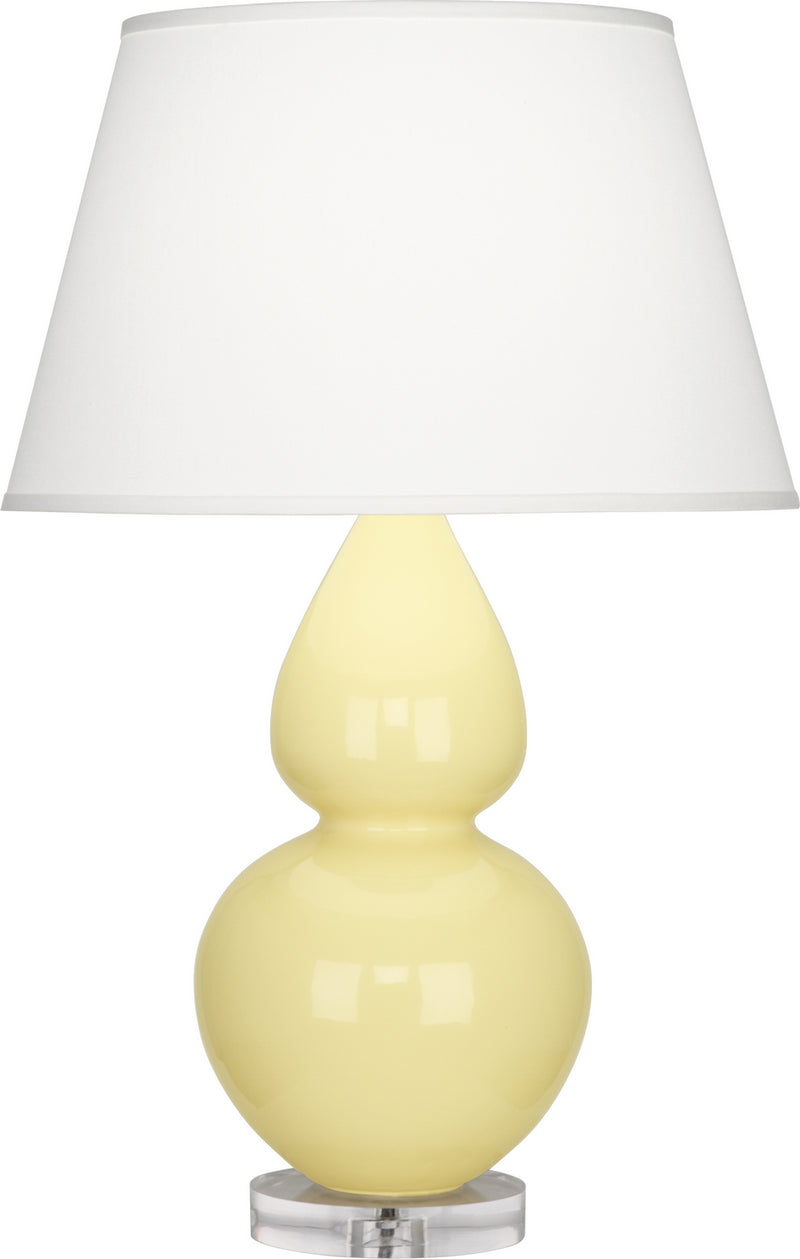 Robert Abbey (A606X) Double Gourd Table Lamp with Lucite Base