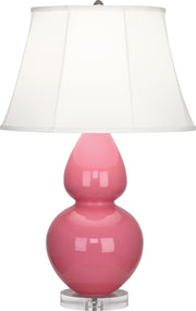 Robert Abbey (A609) Double Gourd Table Lamp with Lucite Base