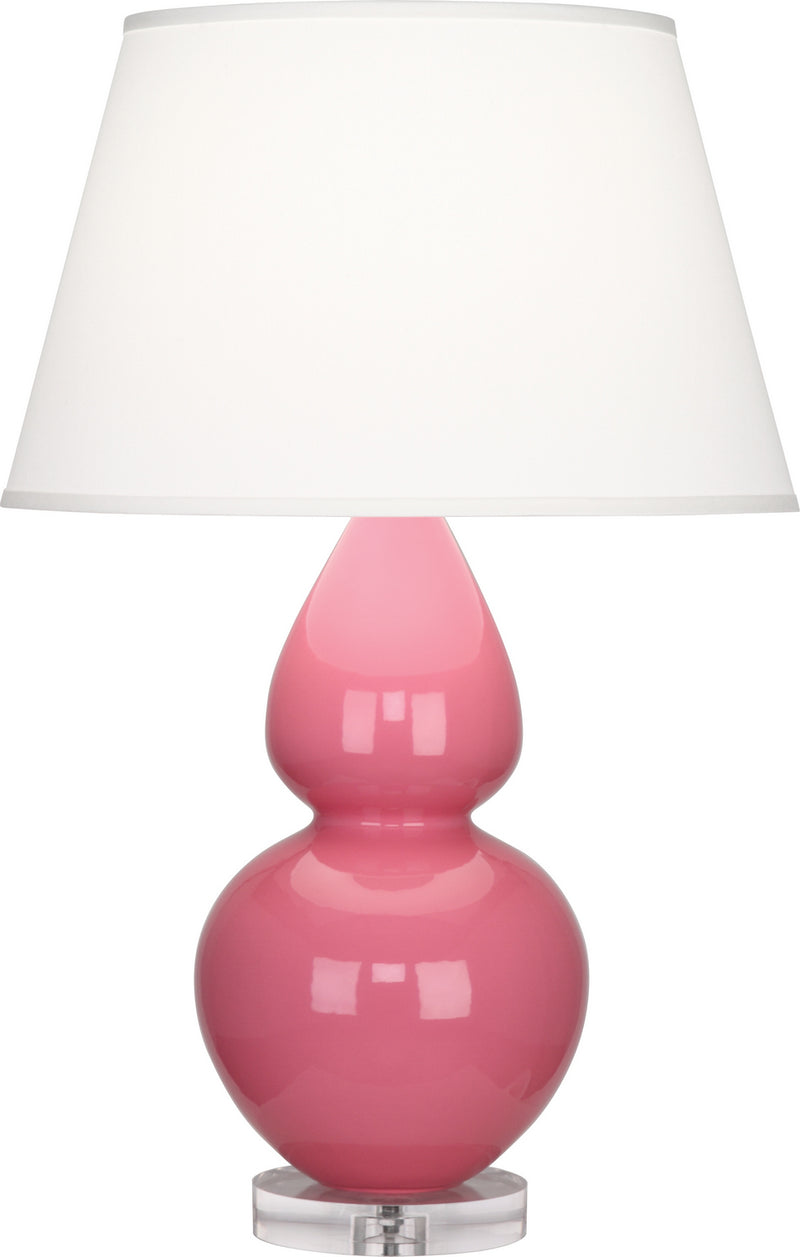 Robert Abbey (A609X) Double Gourd Table Lamp with Lucite Base