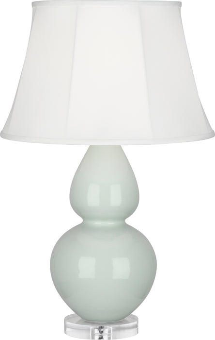 Robert Abbey (A791) Double Gourd Table Lamp with Lucite Base