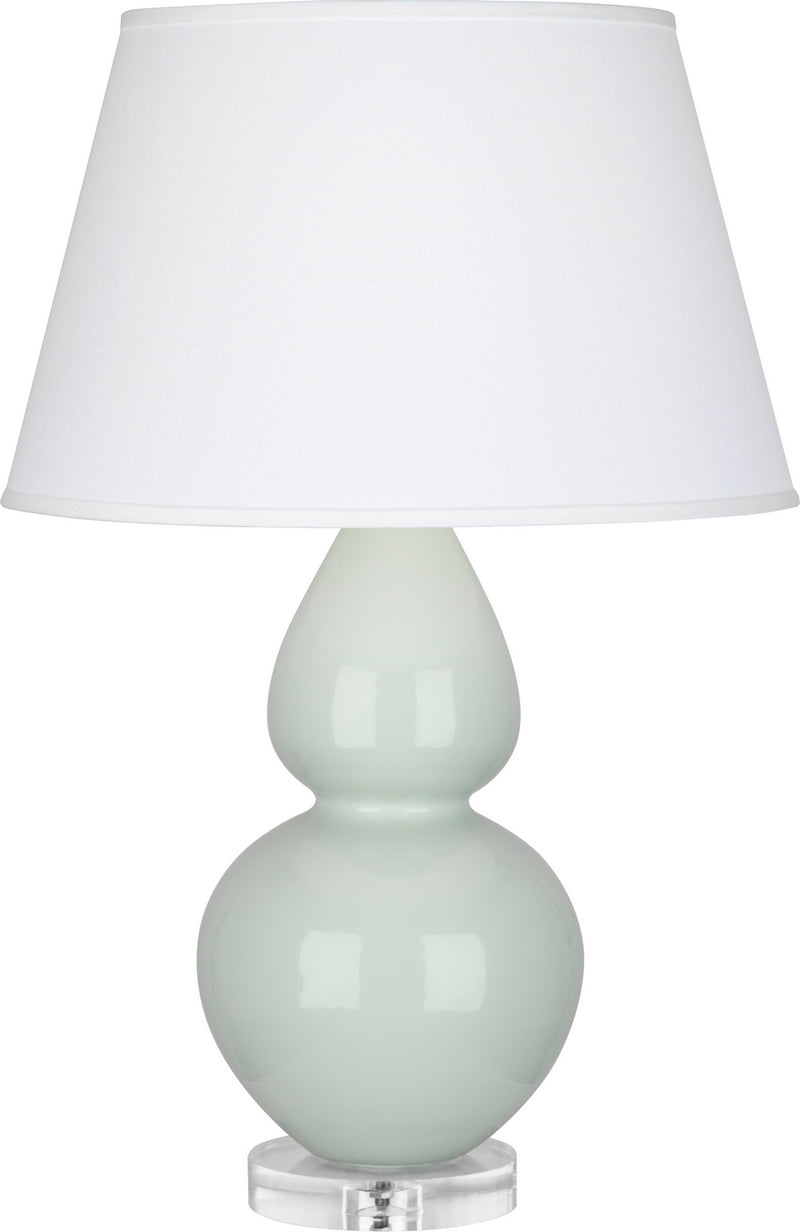 Robert Abbey (A791X) Double Gourd Table Lamp with Lucite Base