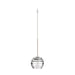 Clarity One Light Mini Pendant in Brushed Nickel - Lamps Expo