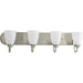 Gather 4-Light Bath & Vanity Lighting in Brushed Nickel