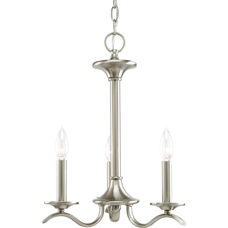 Inspire 3-Light Chandelier in Brushed Nickel