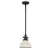 Grant 1-Light Mini Pendant in Palladian Bronze