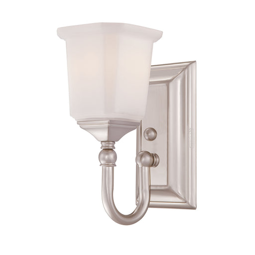 Nicholas 1-Light Wall Sconce in Brushed Nickel