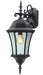 Wakefield 1 Light Outdoor Wall Light in Black with Clear Beveled Glass