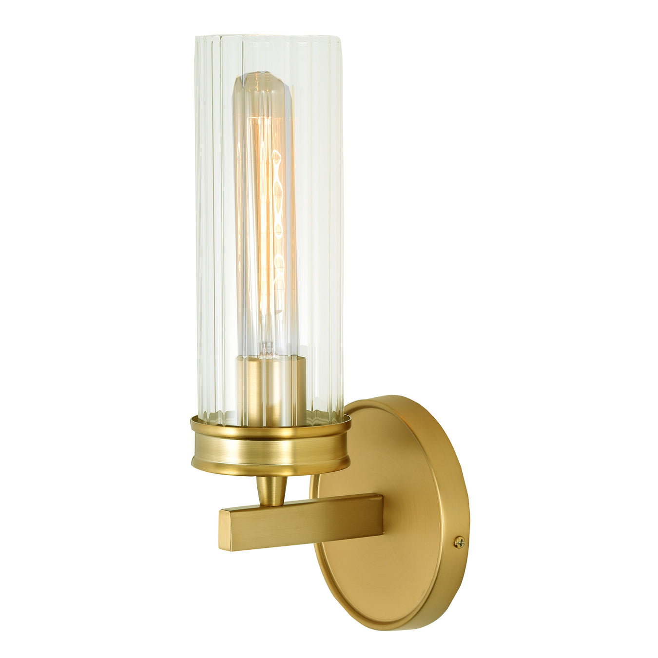 Eloise 1-Light Wall Sconce in Satin Brass
